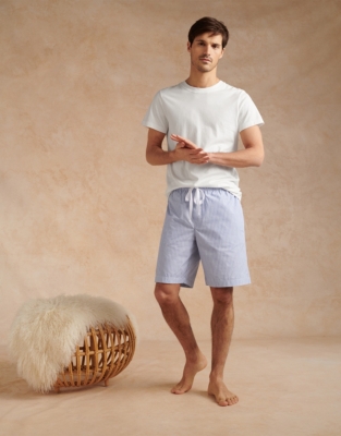 Mens cotton short on sale pyjamas