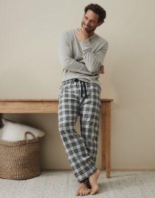 Flannel Check Pyjama Bottoms