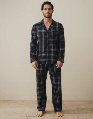 Men’s Flannel Check Pajama Set | Sleepwear | The White Company US