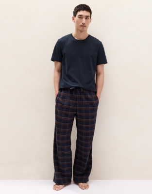 Men's Flannel Check Pyjama Bottoms