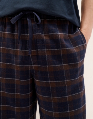 Men's Flannel Check Pyjama Bottoms