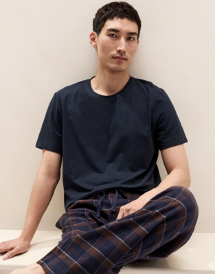 Men's Flannel Check Pyjama Bottoms