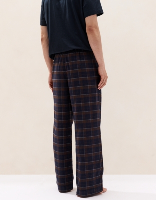 Men's Flannel Check Pyjama Bottoms