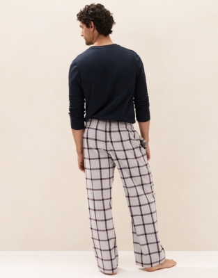 Men's Flannel Check Pyjama Bottoms