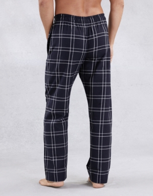 Men’s Flannel Check Pyjama Bottoms Nightwear & Robes Sale The White