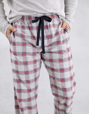 Men S Flannel Novelty Check Pajama Bottoms Sleepwear Sale The White Company Us