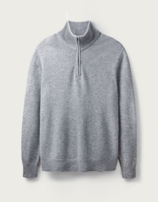 grey zip jumper