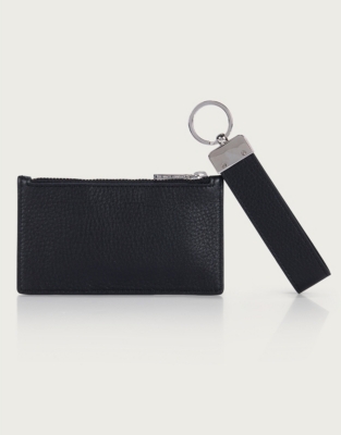 Men's Leather Card Holder & Key Fob Gift Set Accessories Sale The