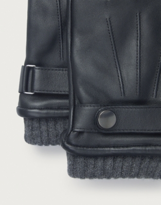 Men’s Leather Touchscreen Gloves