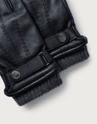 Men’s Leather Touchscreen Gloves Accessories Sale The White Company UK