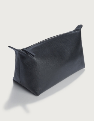 Men's Leather Wash Bag