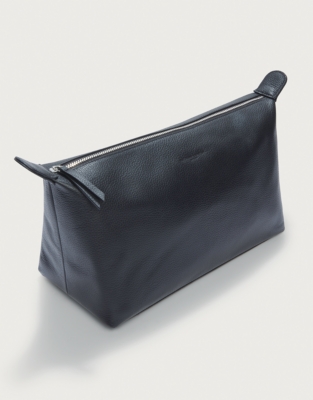 Men's Leather Wash Bag
