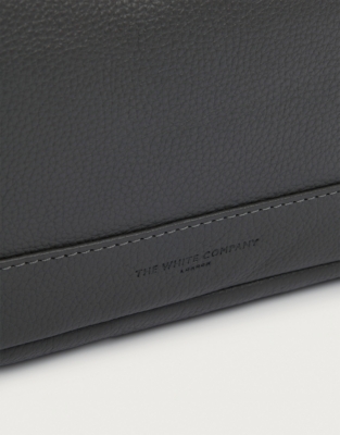 Men's Leather Wash Bag Accessories Sale The White Company UK