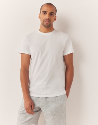 Men’s Lightweight Pajama Top - White