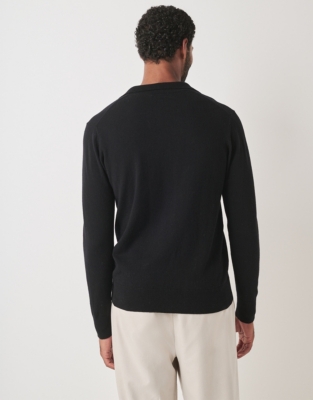 Men's Merino Wool Collar Sweater