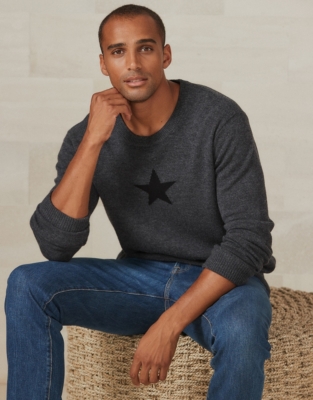 Mens on sale star jumper