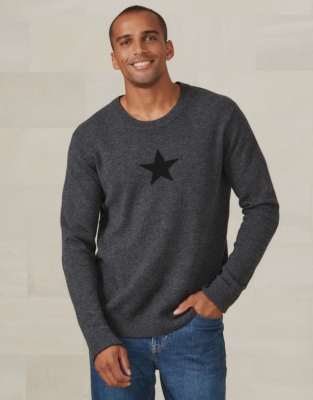 Gray hotsell star sweater