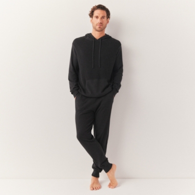 Men's Organic Cotton And Cashmere Waffle Joggers