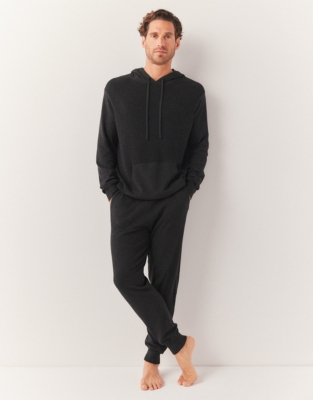 Men's Organic Cotton And Cashmere Waffle Joggers