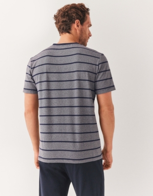 Men's Organic Cotton Striped Pyjama Top