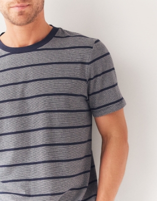 Men's Organic Cotton Striped Pyjama Top