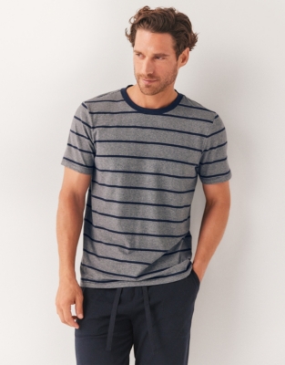 Men's Organic Cotton Striped Pyjama Top