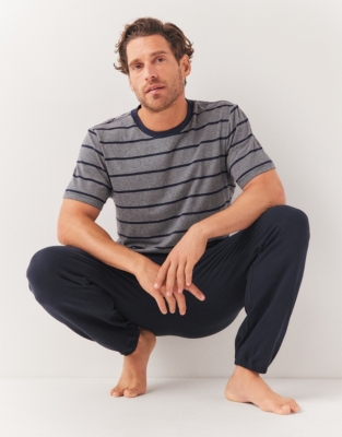 Men's Organic Cotton Striped Pyjama Top