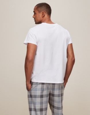 Men's Pajama Top - White