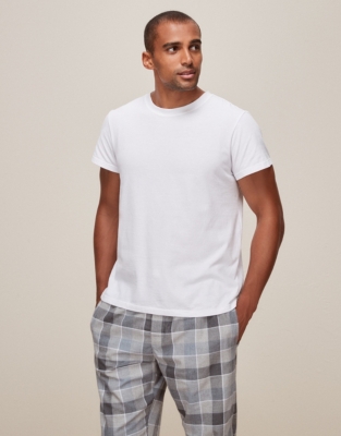 Men's Pajama Top - White