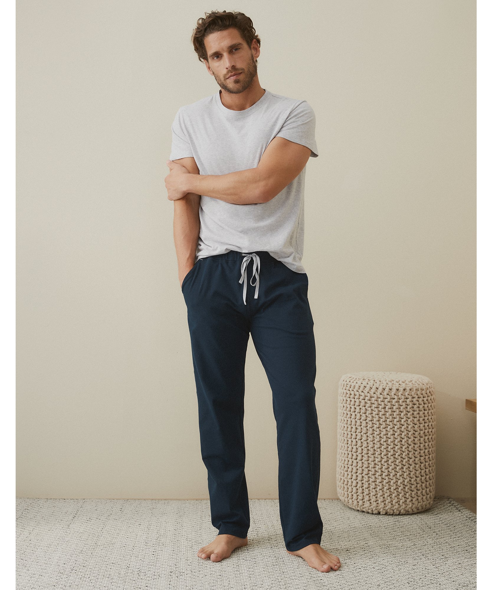 Men's Pyjama Bottoms | Men's Nightwear | The White Company UK
