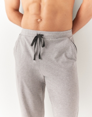 Men's Rib Trim Pyjama Bottoms