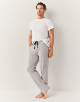 Men's Rib Trim Pyjama Bottoms