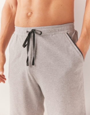 Men's Rib Trim Pyjama Shorts