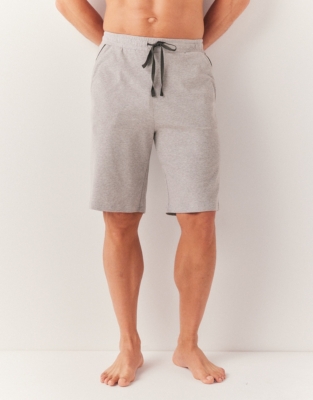 Men's Rib Trim Pyjama Shorts