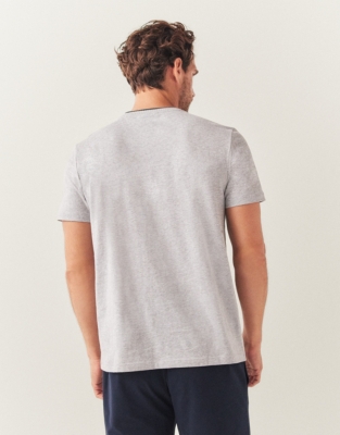 Men's Rib Trim Pyjama Top