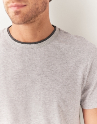Men's Rib Trim Pyjama Top