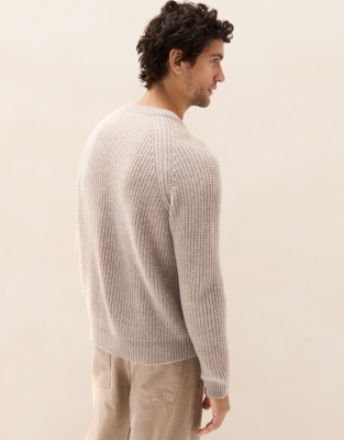Men's Ribbed Cashmere Jumper