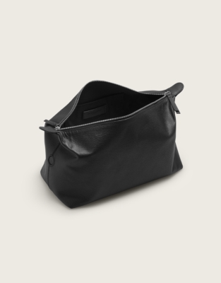 Men's Saffiano Leather Large Wash Bag