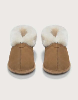 Mens white company discount slippers