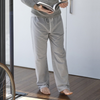 Men's Stripe Pajama Bottoms Sleepwear Sale The White Company US