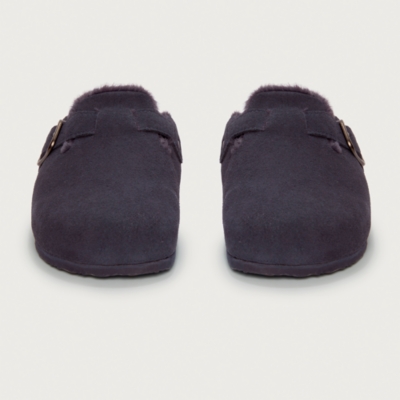Men's Suede Corkbed Mule Slippers