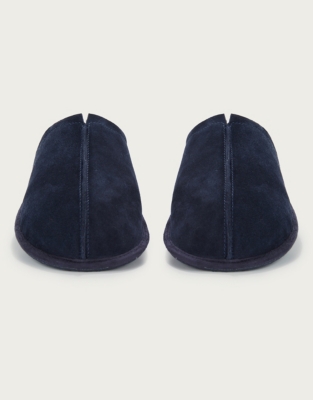 Men’s Suede Mule Slippers Nightwear & Robes Sale The White Company UK