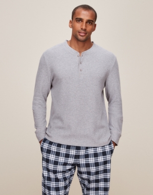 Mens waffle pyjamas sale