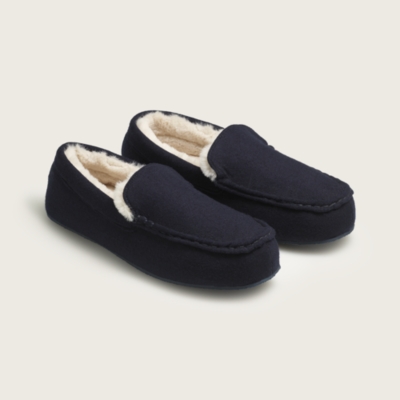 Men's Wool Blend Moccasin Slipper