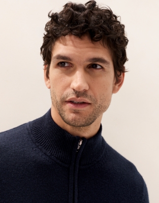 Men's Wool Half-Zip Jumper