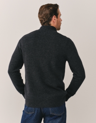 Men’s Wool Half Zip Sweater