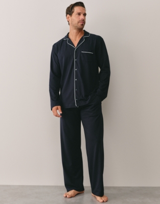 Mens Jersey Classic Pyjama Set