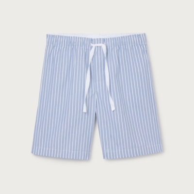Mens Organic Cotton Poplin Stripe Shorts