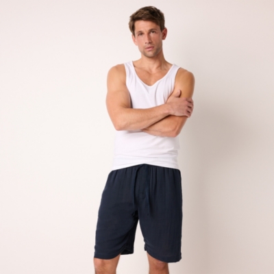 Mens Organic Double Cotton Short