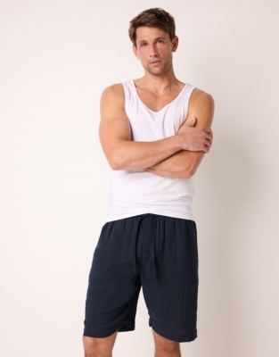 Mens Organic Double Cotton Short